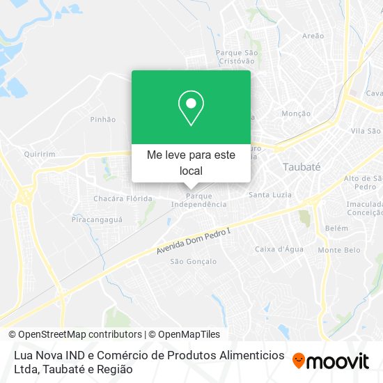 Lua Nova IND e Comércio de Produtos Alimenticios Ltda mapa