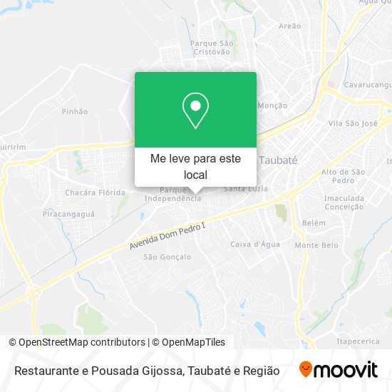 Restaurante e Pousada Gijossa mapa