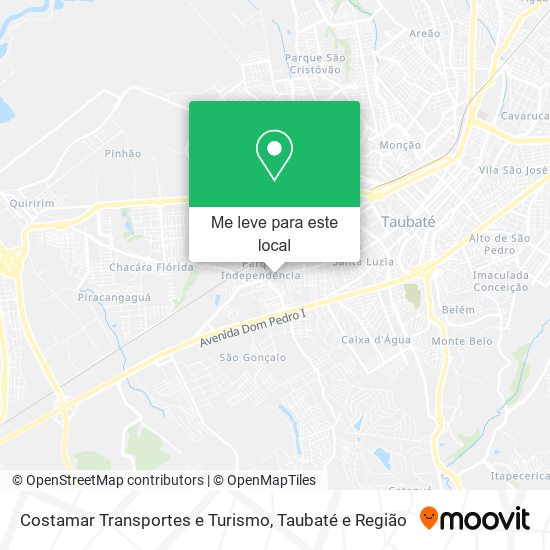 Costamar Transportes e Turismo mapa