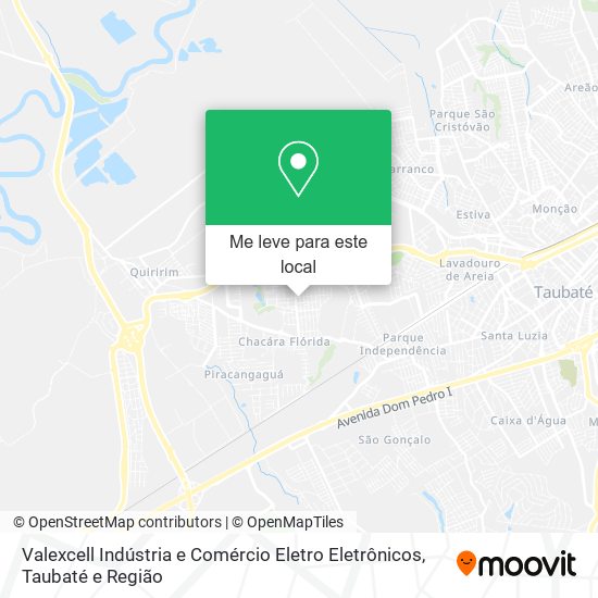 Valexcell Indústria e Comércio Eletro Eletrônicos mapa