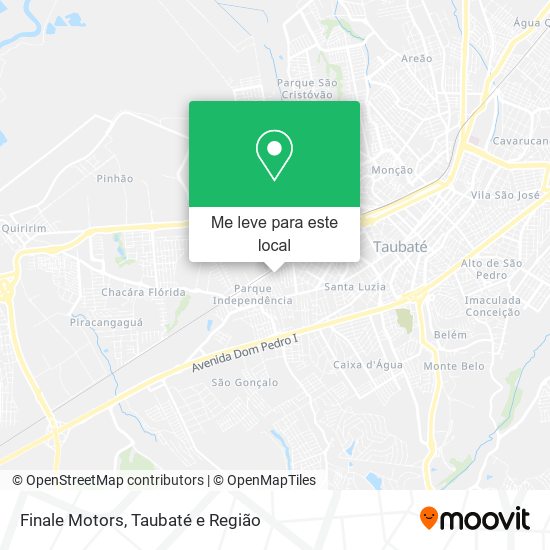 Finale Motors mapa