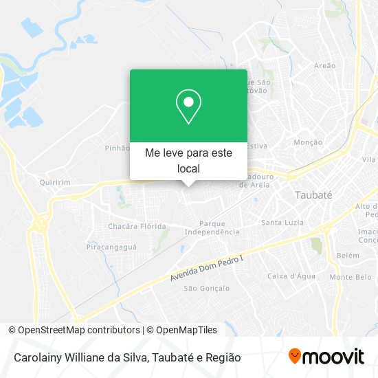 Carolainy Williane da Silva mapa
