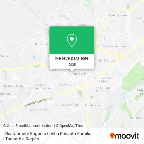 Restaurante Fogao a Lenha Recanto Familiar mapa