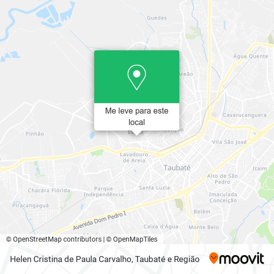 Helen Cristina de Paula Carvalho mapa