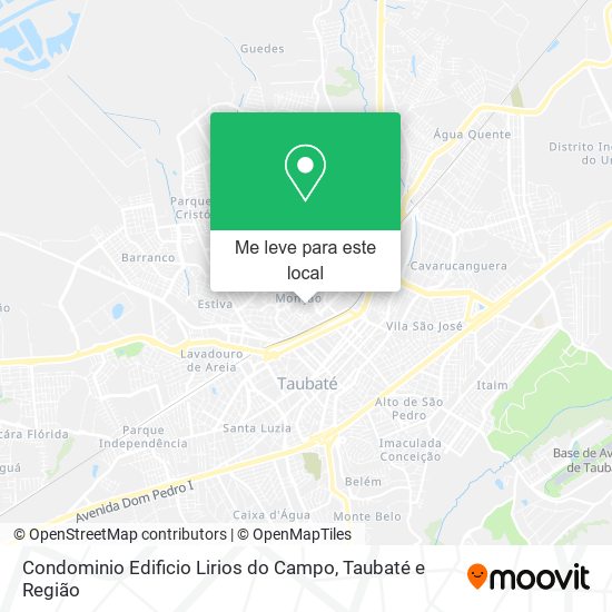 Condominio Edificio Lirios do Campo mapa