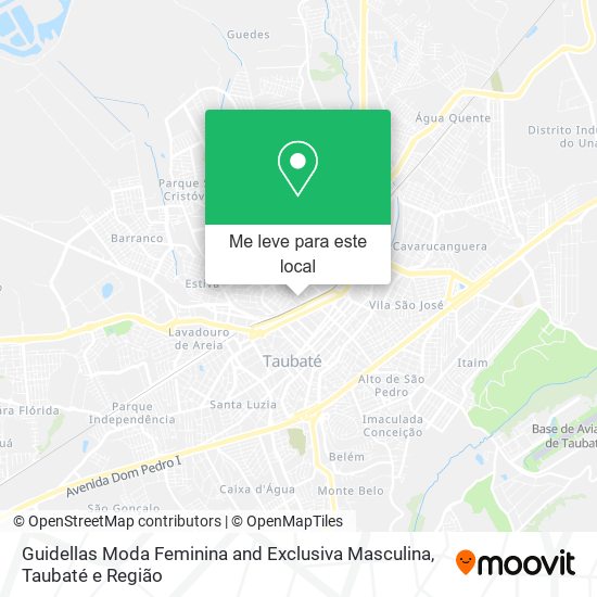 Guidellas Moda Feminina and Exclusiva Masculina mapa