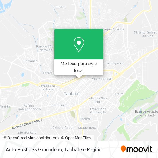 Auto Posto Ss Granadeiro mapa