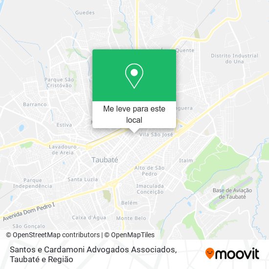 Santos e Cardamoni Advogados Associados mapa