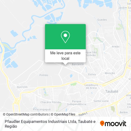 Pfaudler Equipamentos Industriais Ltda mapa