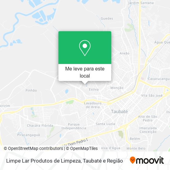 Limpe Lar Produtos de Limpeza mapa