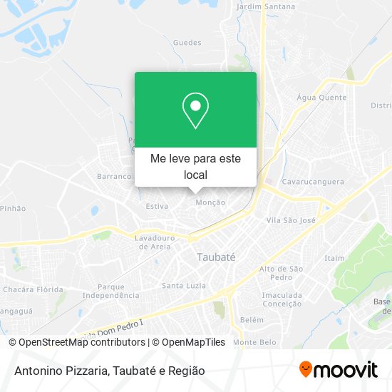 Antonino Pizzaria mapa