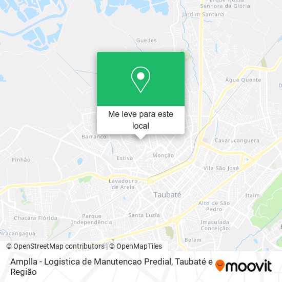 Amplla - Logistica de Manutencao Predial mapa