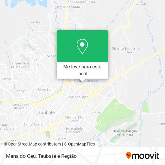 Mana do Ceu mapa