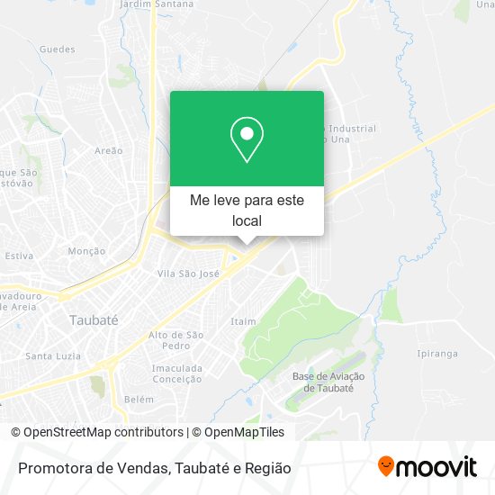 Promotora de Vendas mapa