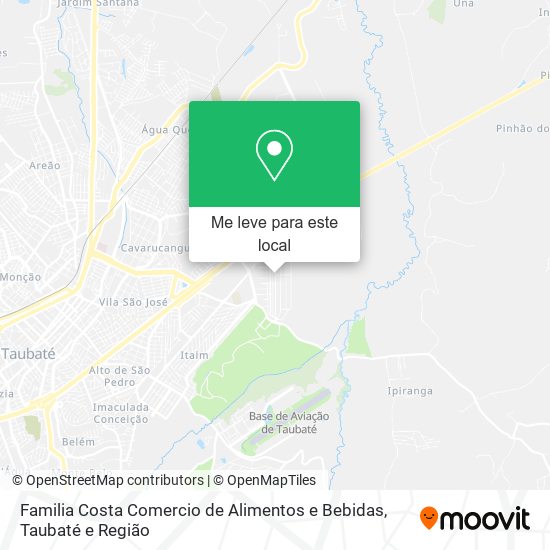 Familia Costa Comercio de Alimentos e Bebidas mapa