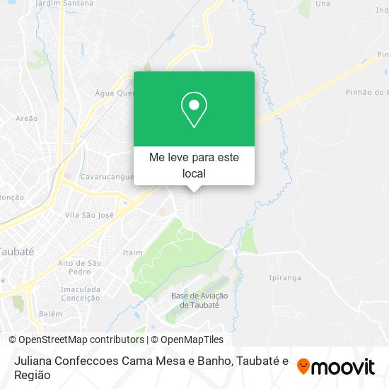 Juliana Confeccoes Cama Mesa e Banho mapa