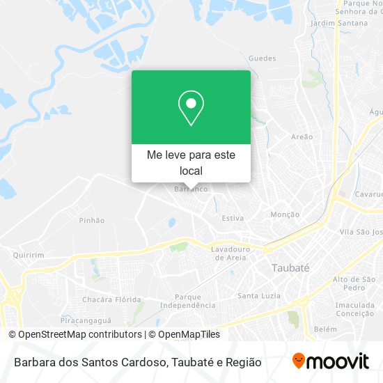 Barbara dos Santos Cardoso mapa