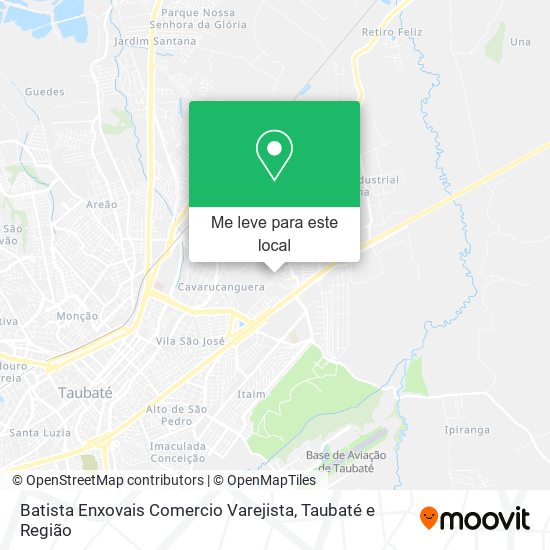 Batista Enxovais Comercio Varejista mapa