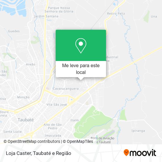 Loja Caster mapa