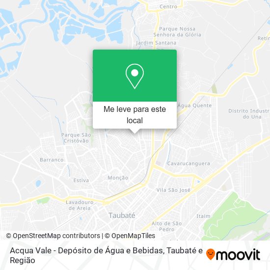 Acqua Vale - Depósito de Água e Bebidas mapa