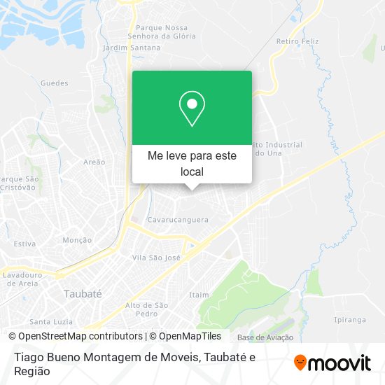 Tiago Bueno Montagem de Moveis mapa