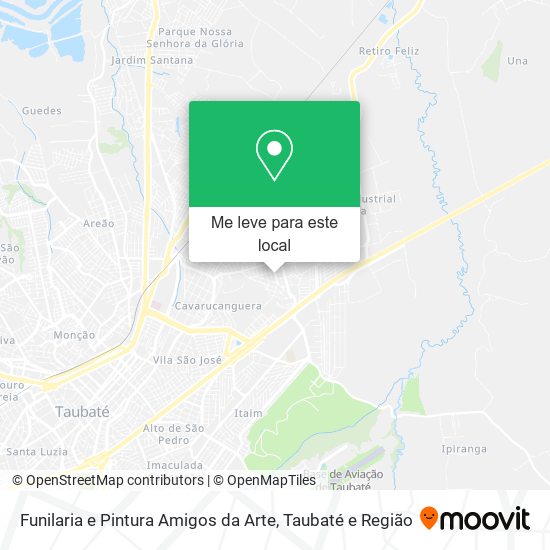 Funilaria e Pintura Amigos da Arte mapa