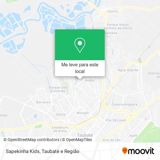 Sapekinha Kids mapa