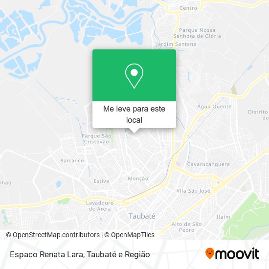 Espaco Renata Lara mapa