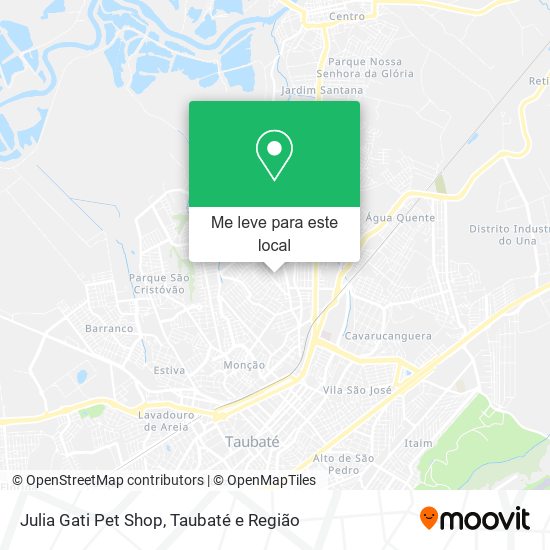 Julia Gati Pet Shop mapa