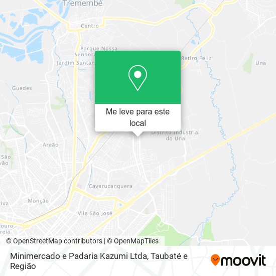 Minimercado e Padaria Kazumi Ltda mapa