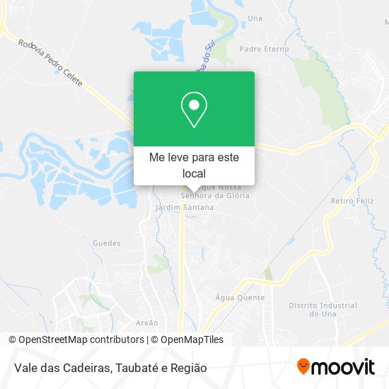 Vale das Cadeiras mapa