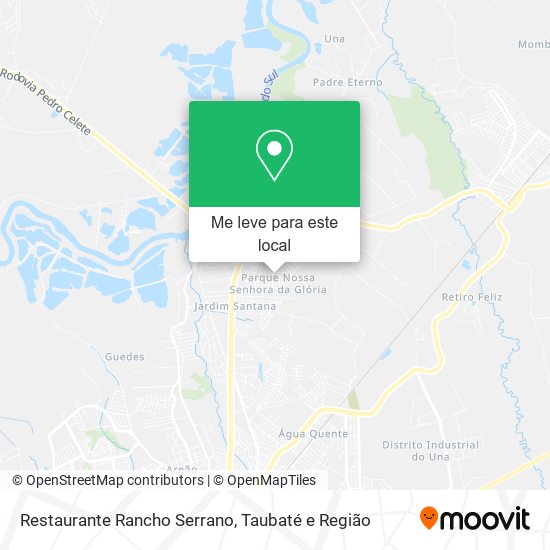 Restaurante Rancho Serrano mapa