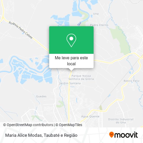 Maria Alice Modas mapa