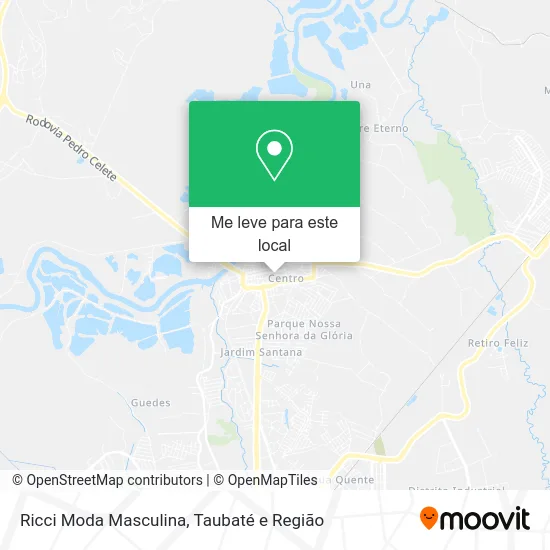 Ricci Moda Masculina mapa