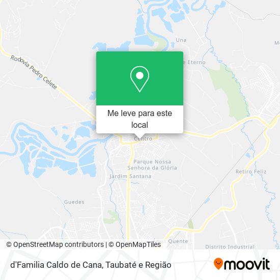 d'Familia Caldo de Cana mapa