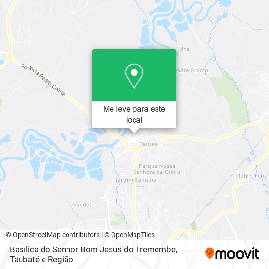 Basílica do Senhor Bom Jesus do Tremembé mapa