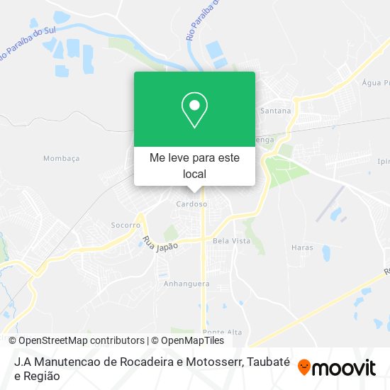 J.A Manutencao de Rocadeira e Motosserr mapa