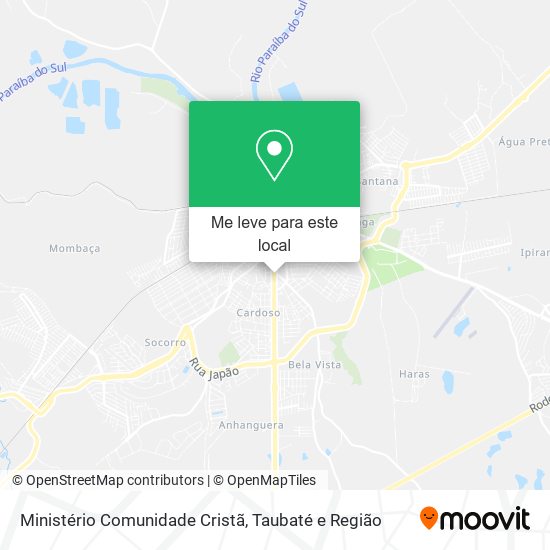 Ministério Comunidade Cristã mapa