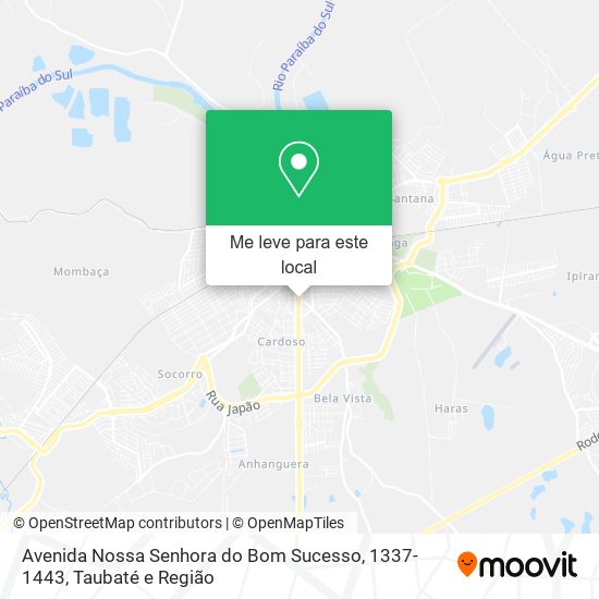 Avenida Nossa Senhora do Bom Sucesso, 1337-1443 mapa