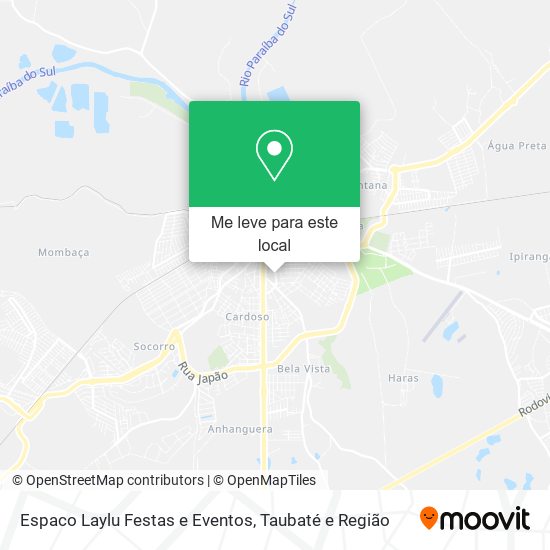 Espaco Laylu Festas e Eventos mapa