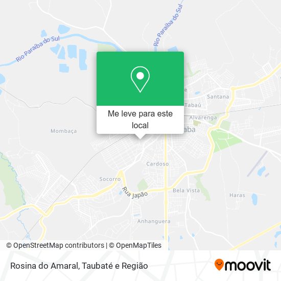 Rosina do Amaral mapa