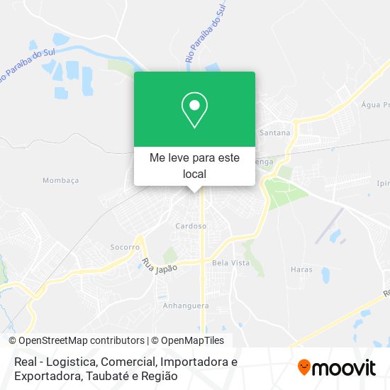 Real - Logistica, Comercial, Importadora e Exportadora mapa