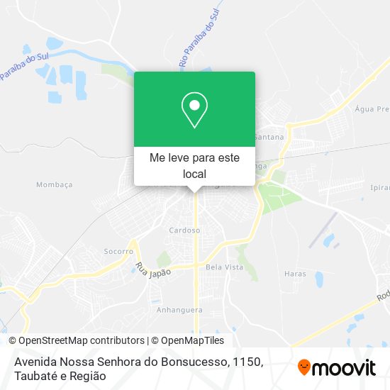 Avenida Nossa Senhora do Bonsucesso, 1150 mapa