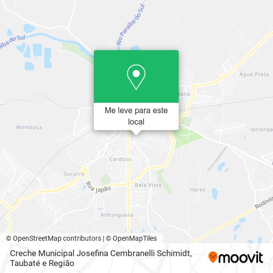 Creche Municipal Josefina Cembranelli Schimidt mapa