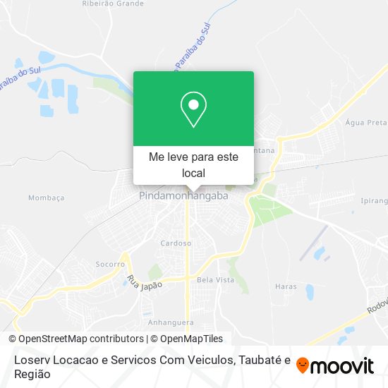 Loserv Locacao e Servicos Com Veiculos mapa