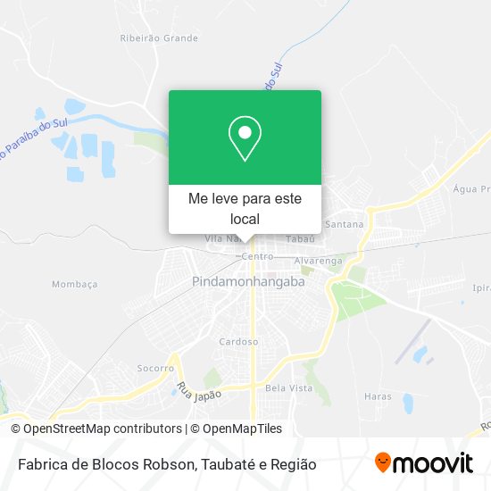 Fabrica de Blocos Robson mapa