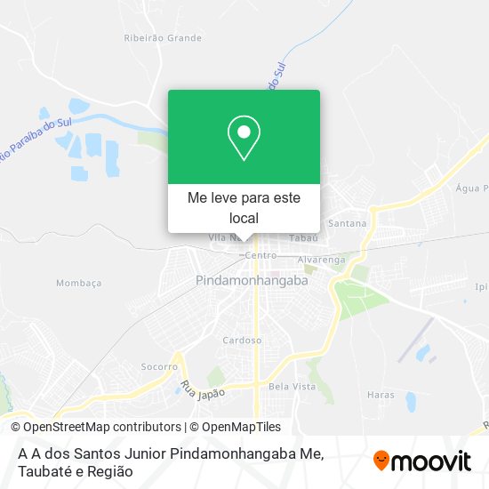 A A dos Santos Junior Pindamonhangaba Me mapa