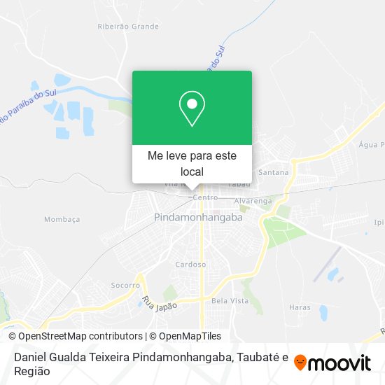 Daniel Gualda Teixeira Pindamonhangaba mapa