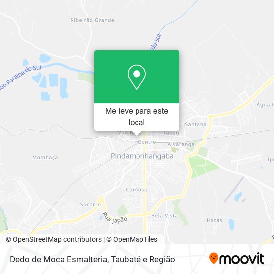 Dedo de Moca Esmalteria mapa