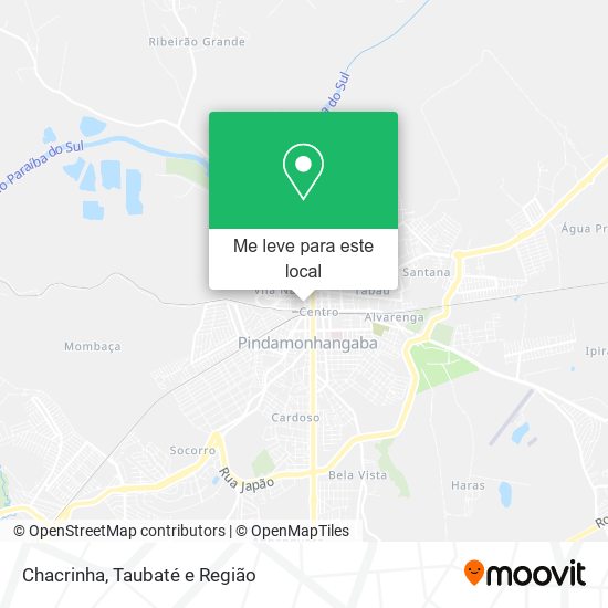 Chacrinha mapa